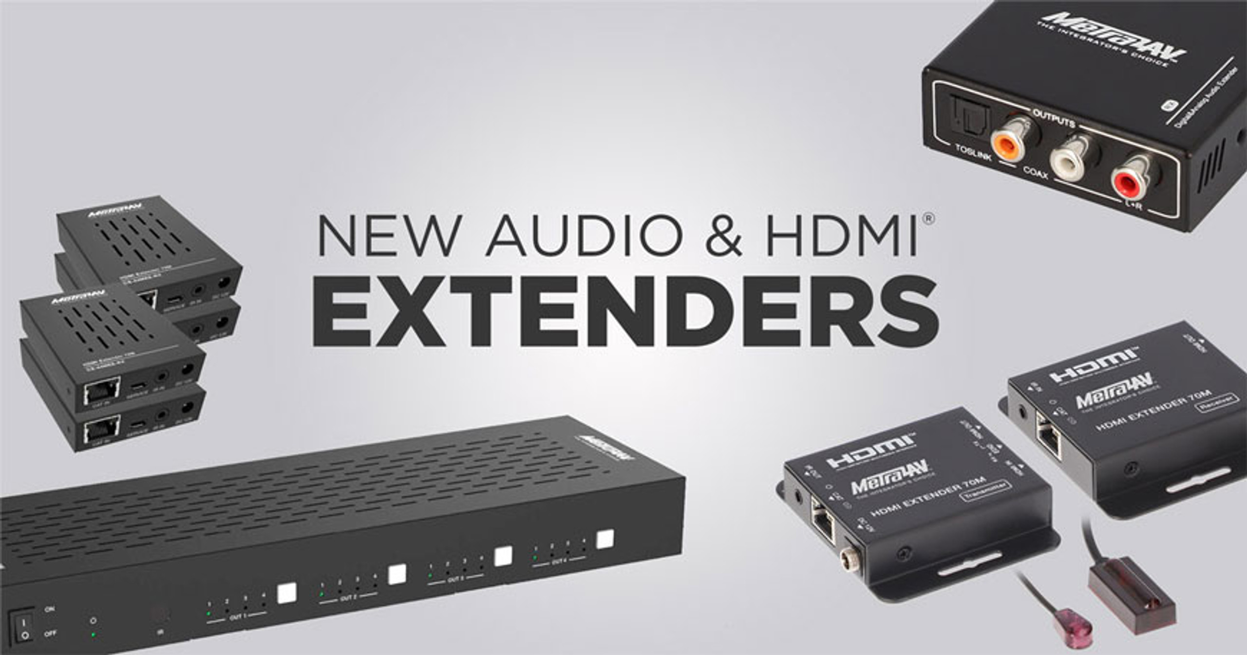 MetraAV™ Introduces New Audio and HDMI® Extenders at CEDIA Expo featured image